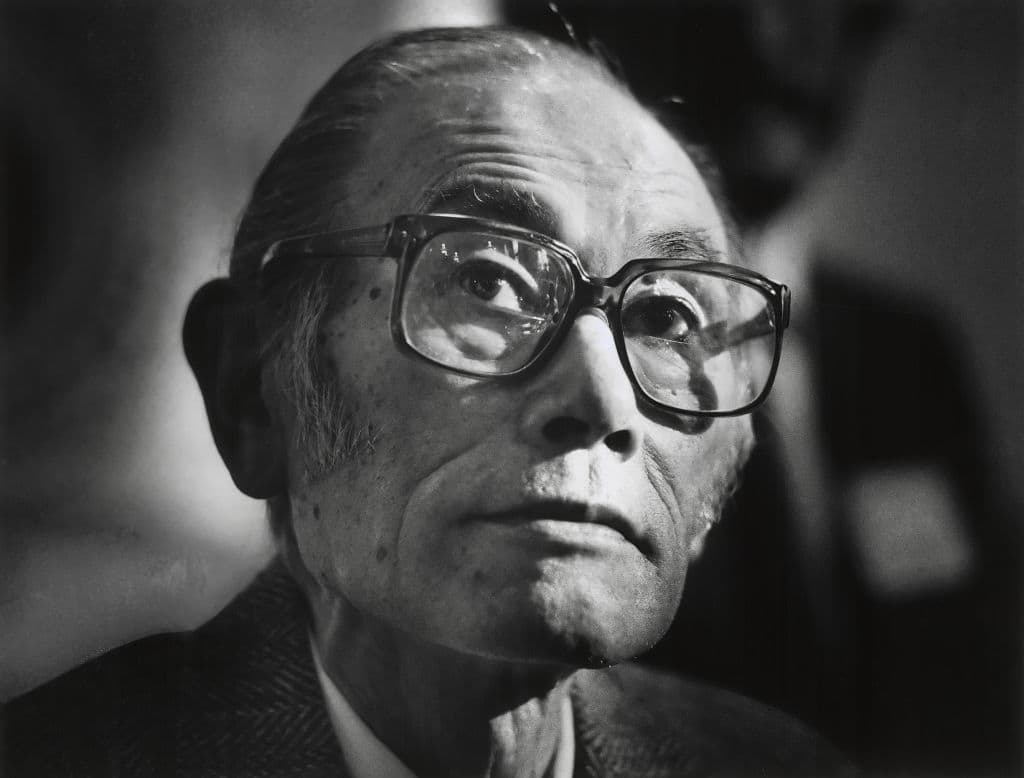 Fred Korematsu on Jan. 19, 1983. (Gary Fong/San Francisco Chronicle via Getty Images)
