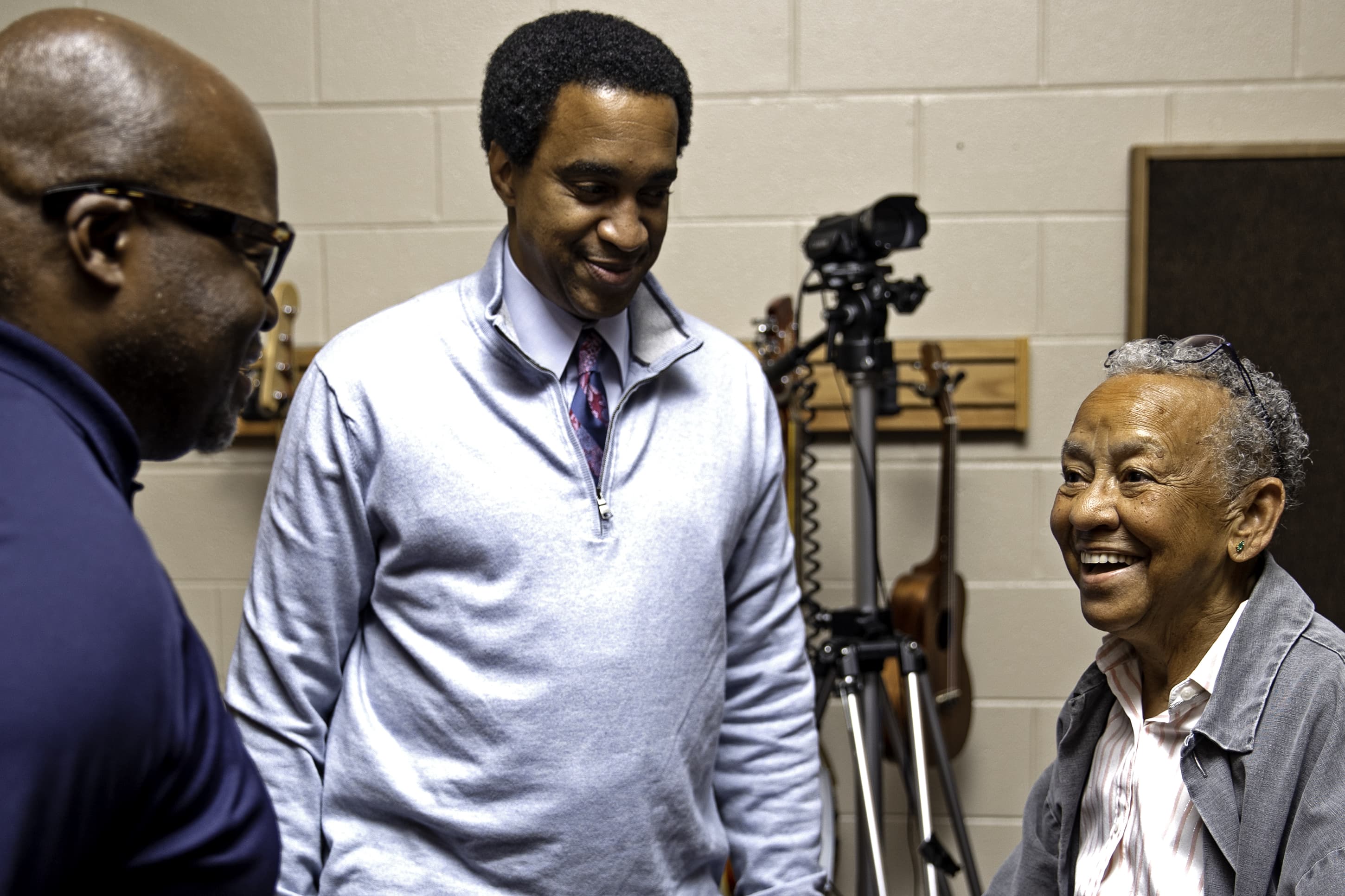 Javon Jackson and Nikki Giovanni. (Shaban Athuman)