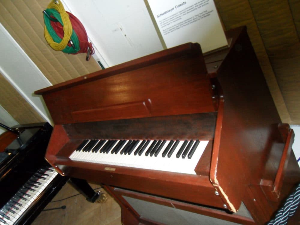 The celeste is considered a classical instrument, with its “heavenly” bell-like tones played from a standard keyboard. (courtesy of Josephenus P. Riley)
