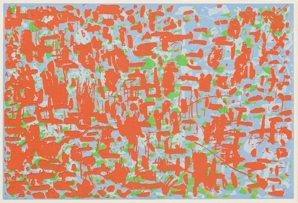 Stanley Whitney, "Untitled #1." (Courtesy Harvard Art Museums/Fogg Museum)