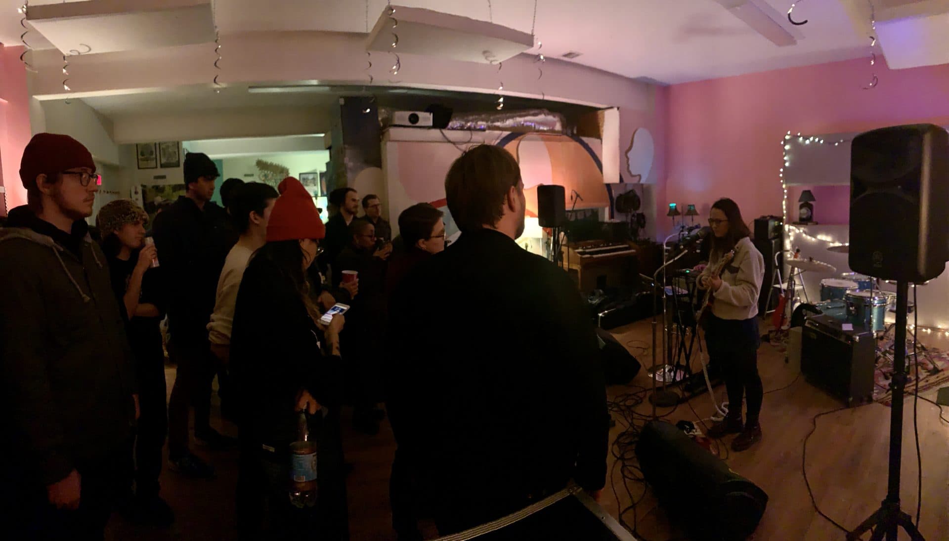 A concert at Pink Noise Studios. (Courtesy Dan Thorn)