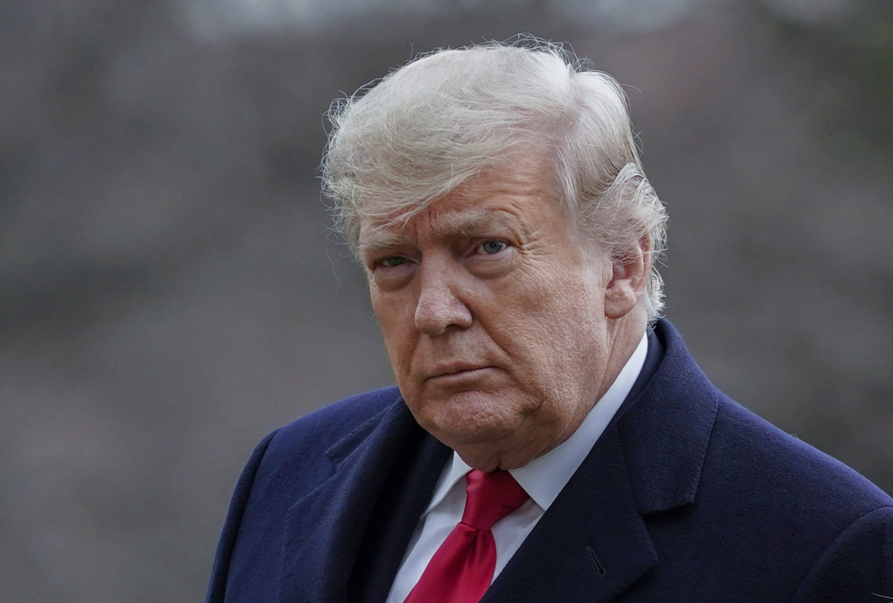 President Trump arrives at the White House in Washington, on Dec. 31, 2020. Mark Pomerantz, a prosecutor who had been leading a criminal investigation into Donald Trump before quitting last month, said in his resignation letter that he believes the former president is "guilty of numerous felony violations" and he disagreed with the Manhattan district attorney's decision not to seek an indictment. (Evan Vucci/AP)