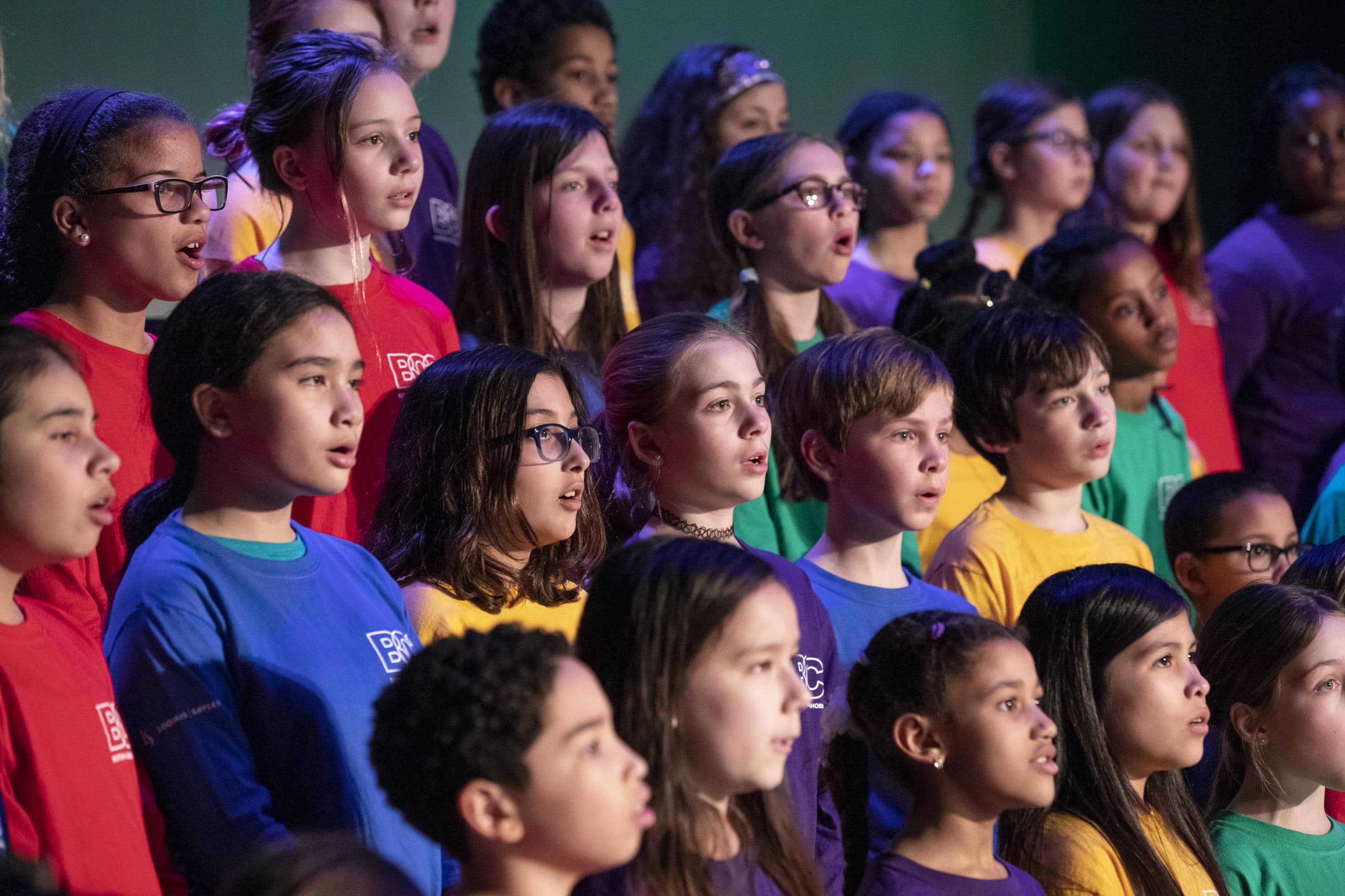 Members of Boston Children's Chorus. (Courtesy Boston Children's Chorus)