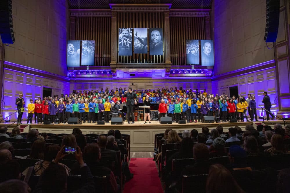 Boston Children's Chorus last performed at Symphony Hall in January 2020. (Courtesy Boston Children's Chorus)