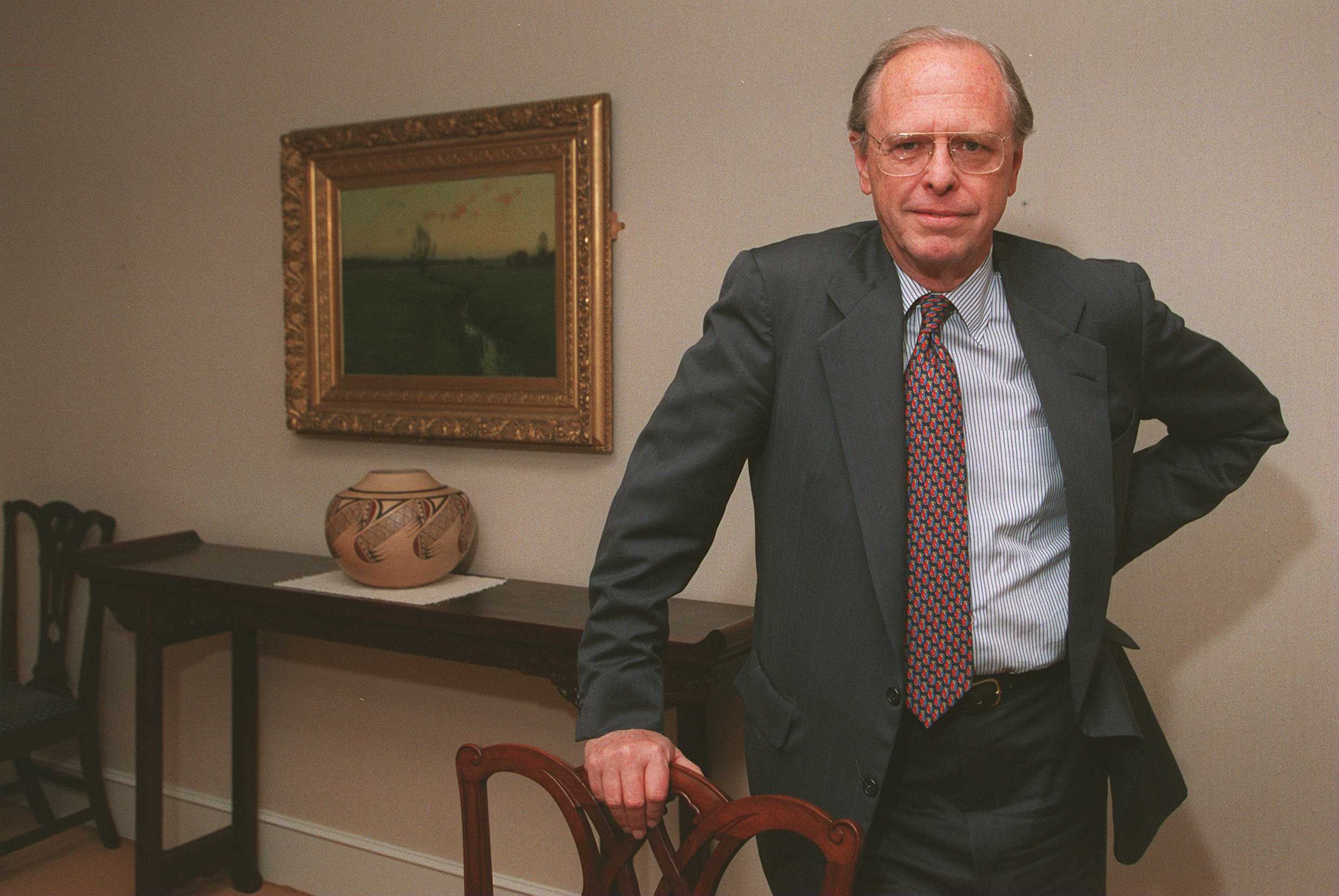Edward C. (Ned) Johnson II in 1994. (John Bohn/The Boston Globe via Getty Images)