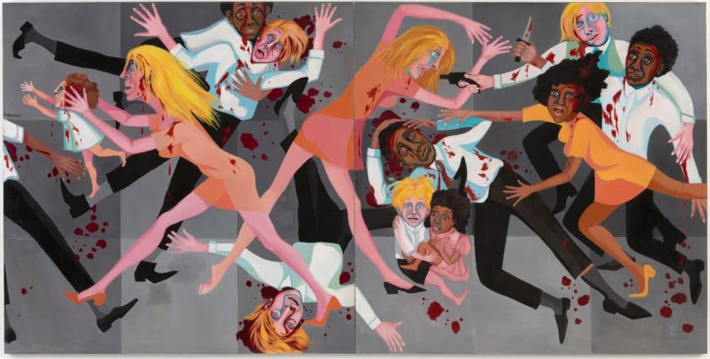 Faith Ringgold, American People Series #20: Die, 1967. Faith Ringgold, American People Series #20: Die, 1967. . © Faith Ringgold / ARS, NY and DACS, London, courtesy ACA Galleries, New York 2022. Digital Image © The Museum of Modern Art/Licensed by SCALA / Art Resource, NY (Courtesy)