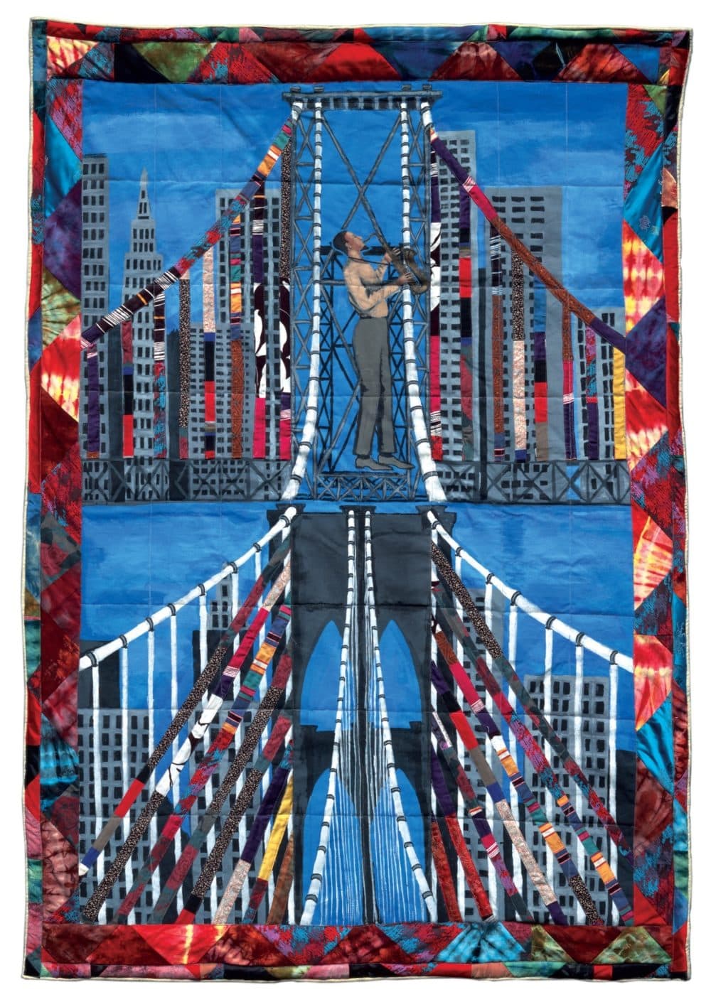 Faith Ringgold, Sonny’s Bridge, 1986. © Faith Ringgold / ARS, NY and DACS, London, courtesy ACA Galleries, New York 2022 (Courtesy)