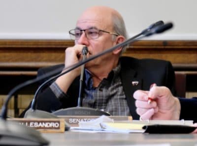 “I left that group years ago,” State Sen. Bob Giuda, a Republican from Warren, said in an interview with NHPR about his appearance in the database. “I wasn’t comfortable with the way the group was being run.” (Todd Bookman/NHPR)