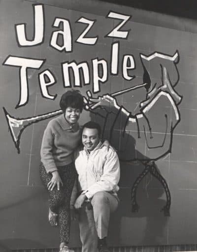 Winston and Charlene, the dynamic duo, at The Jazz Temple in 1963. (Courtesy Gayle Photography/Willis Family Photographs)