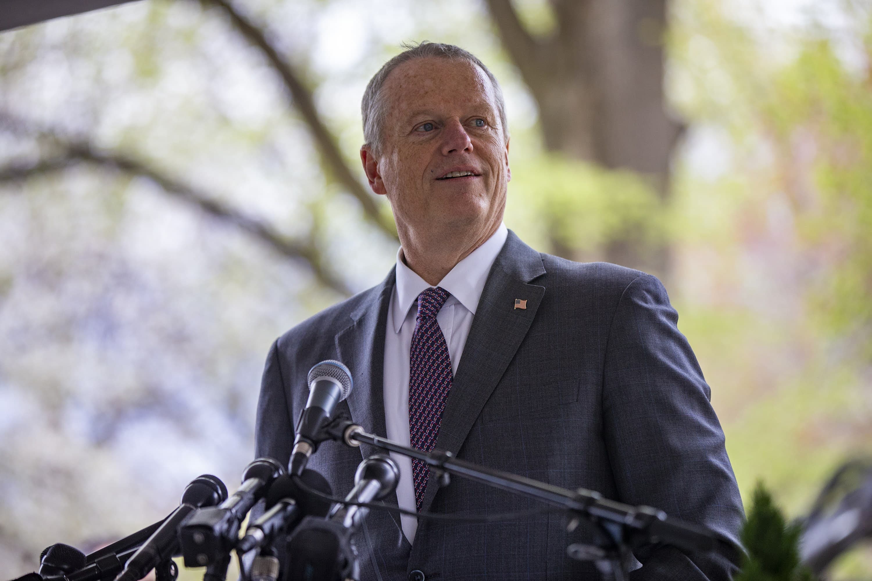 Gov. Charlie Baker. (Jesse Costa/WBUR)
