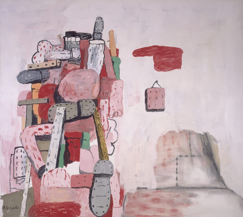 Philip Guston, &quot;Tower,&quot; 1970. (Courtesy Museum of Fine Arts, Boston)