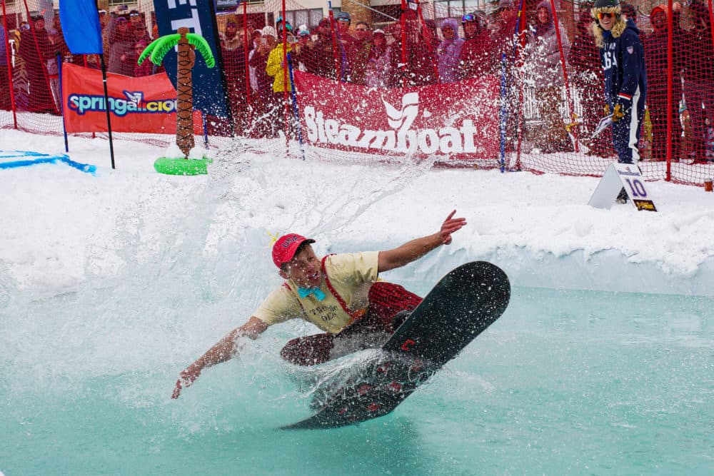 Surf's up for “Tweedle Dee” Baxter Hamilton. (Hart Van Denburg/CPR News)