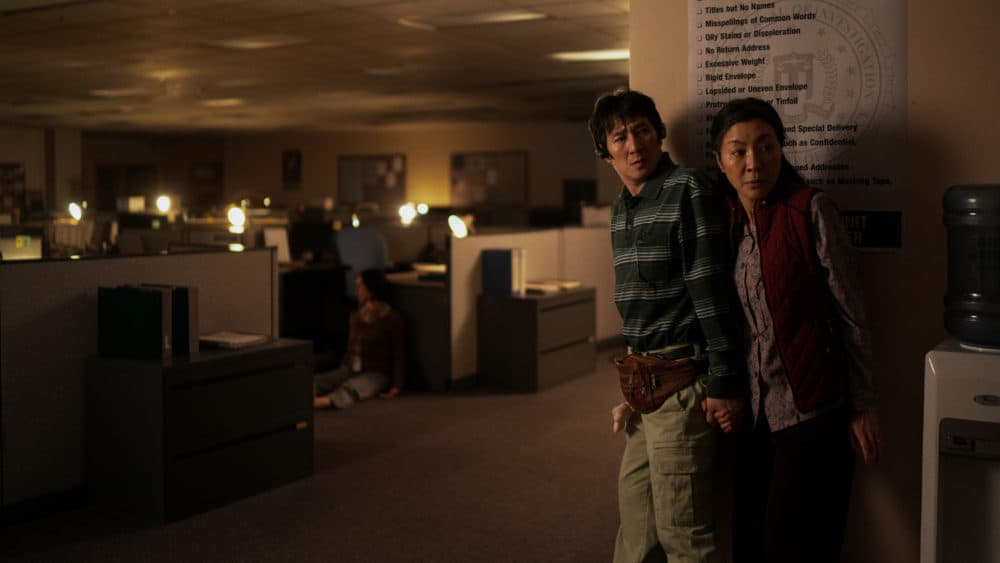 Ke Huy Quan (right) in &quot;Everything, Everywhere, All at Once&quot; (A24)