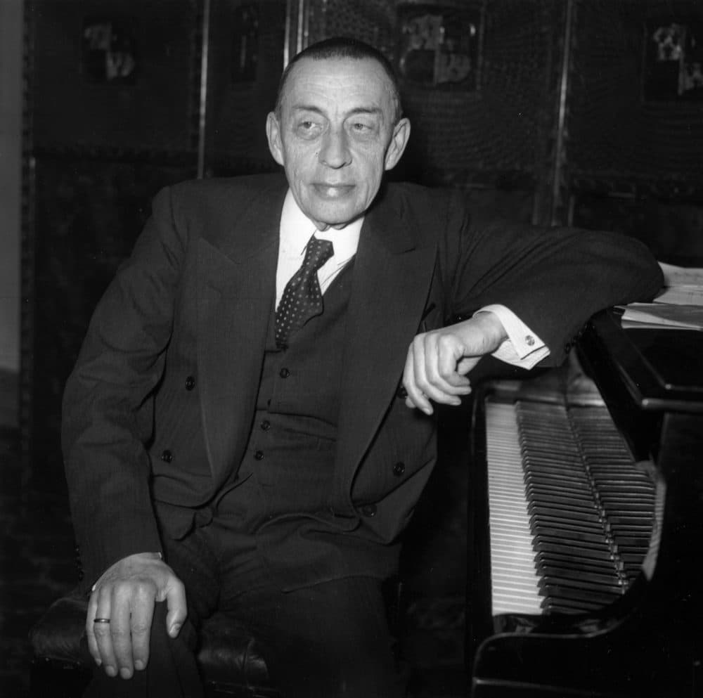 Russian composer and pianist Sergei Rachmaninov (1873 - 1943) at the Piccadilly Hotel in London in 1938. (Keystone/Getty Images)