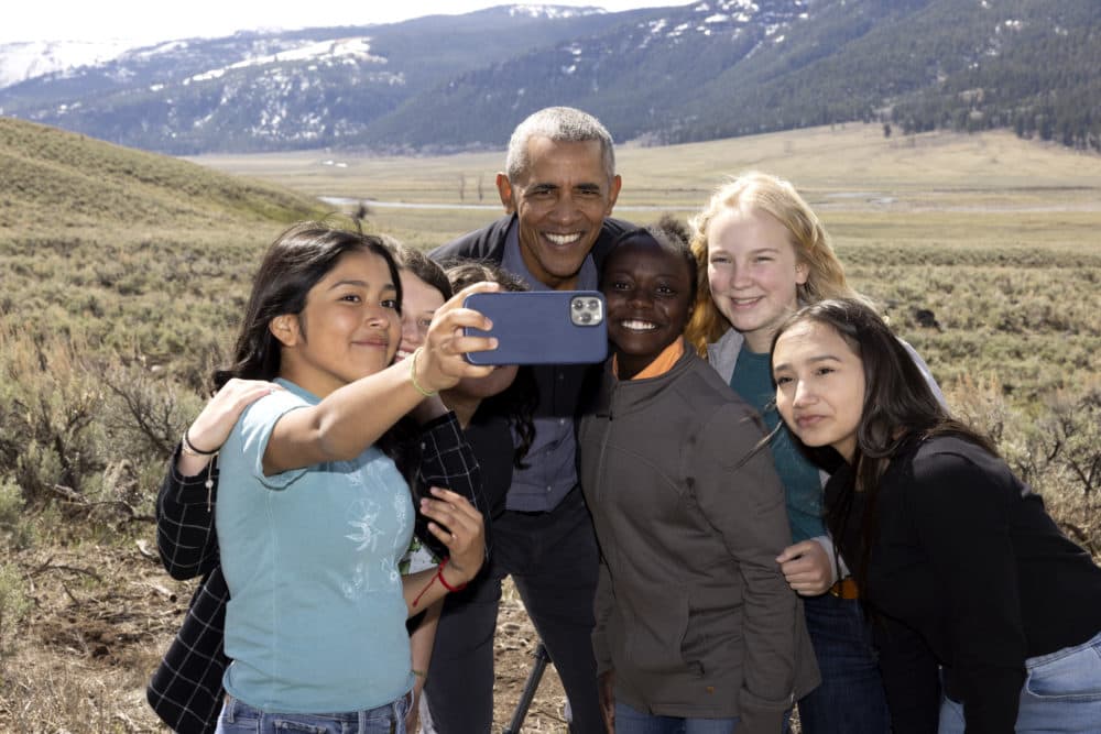 Former President Barack Obama in &quot;Our Great National Parks.&quot; (Pete Souza/Netflix © 2022)
