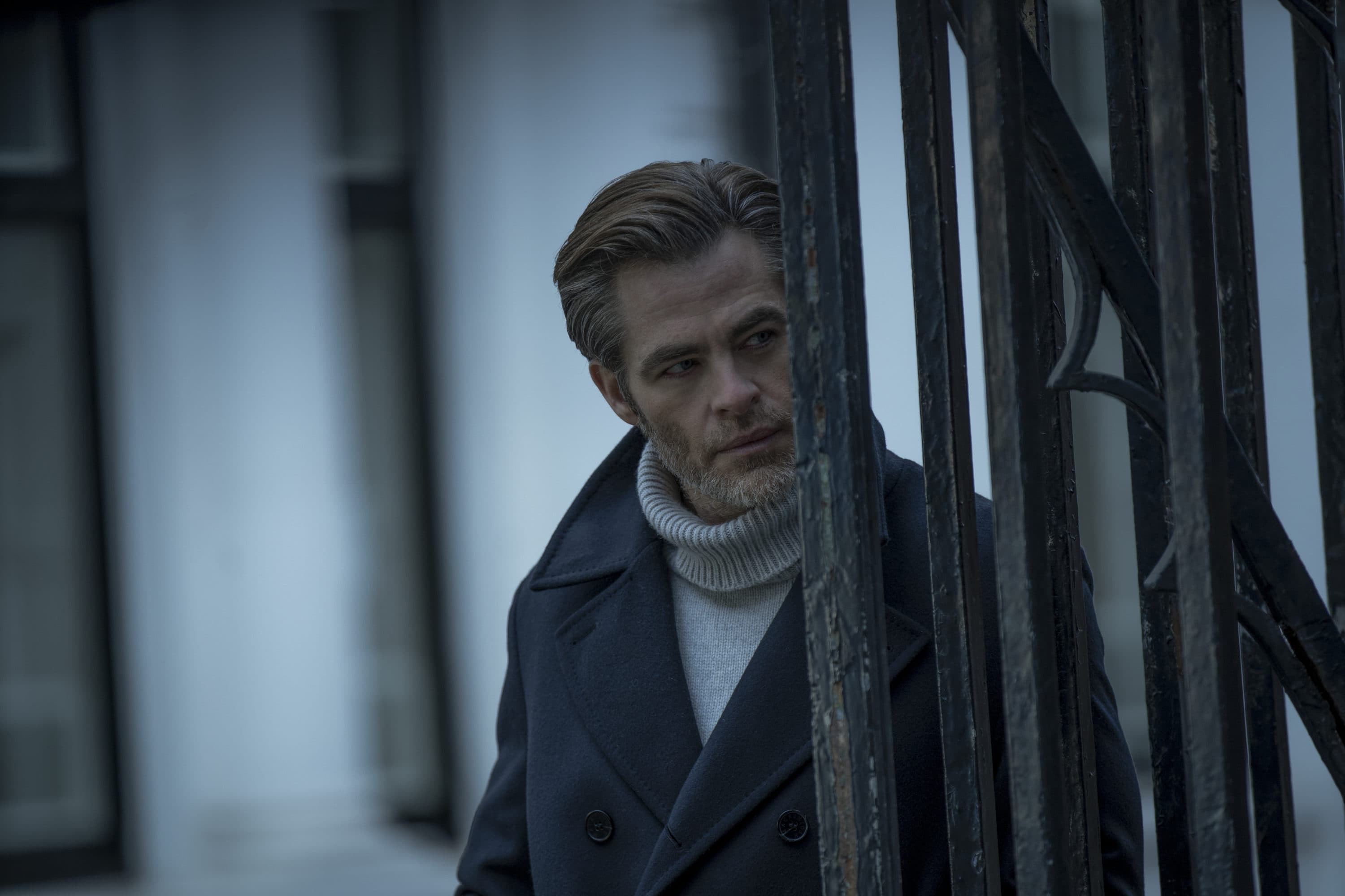 Chris Pine in &quot;All the Old Knives.&quot; (Courtesy Stefania Rosini/Amazon Studios)