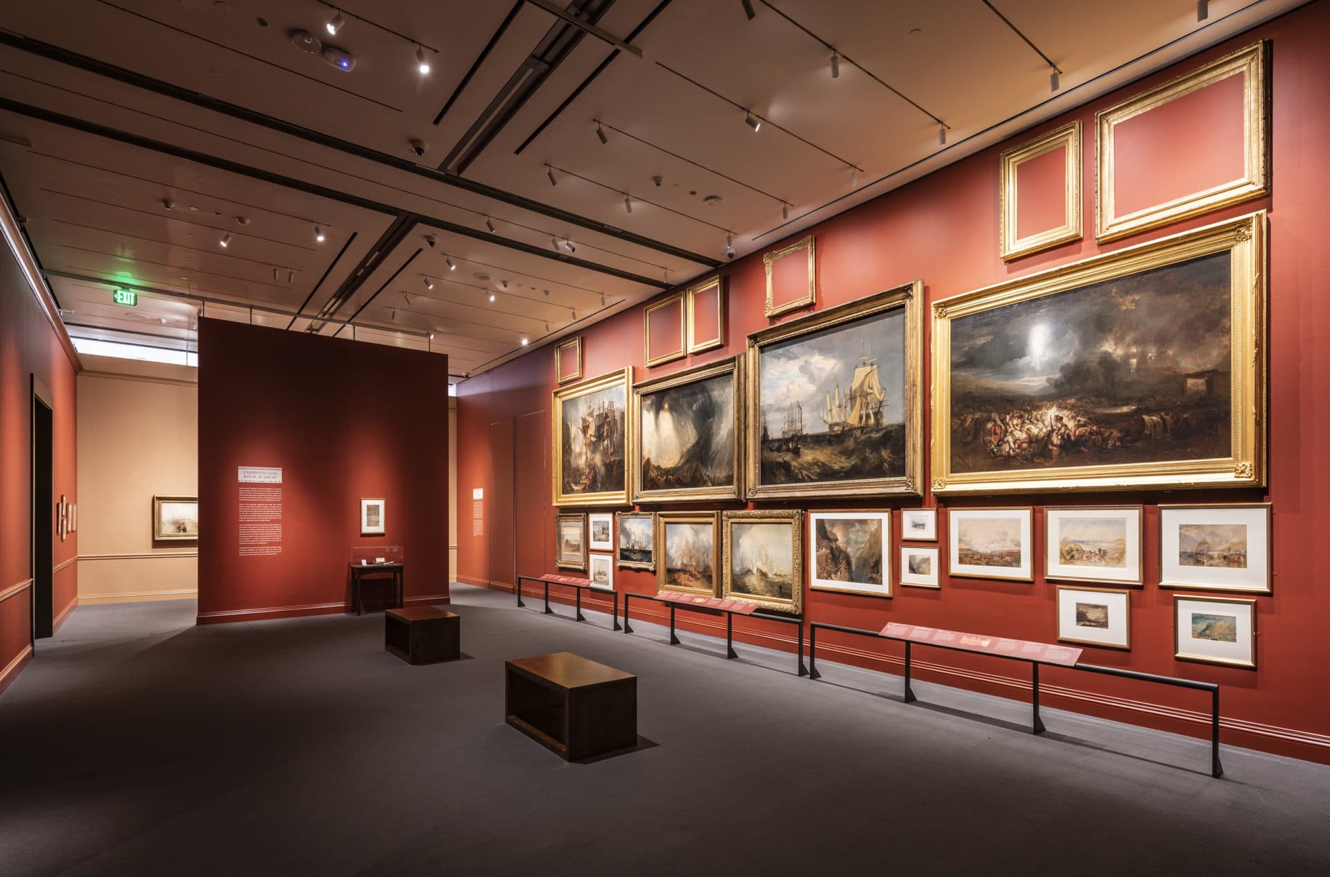 An installation view of &quot;Turner’s Modern World&quot; at the Museum of Fine Arts, Boston. (Courtesy Museum of Fine Arts, Boston)