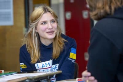 Ukrainian teen who fled to Mass. wants to return home as a post-war leader