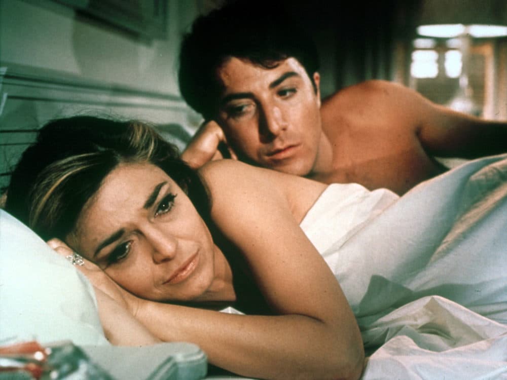 Anne Bancroft and Dustin Hoffman in &quot;The Graduate&quot; (1967). (Courtesy Embassy Pictures Corporation/Photofest)