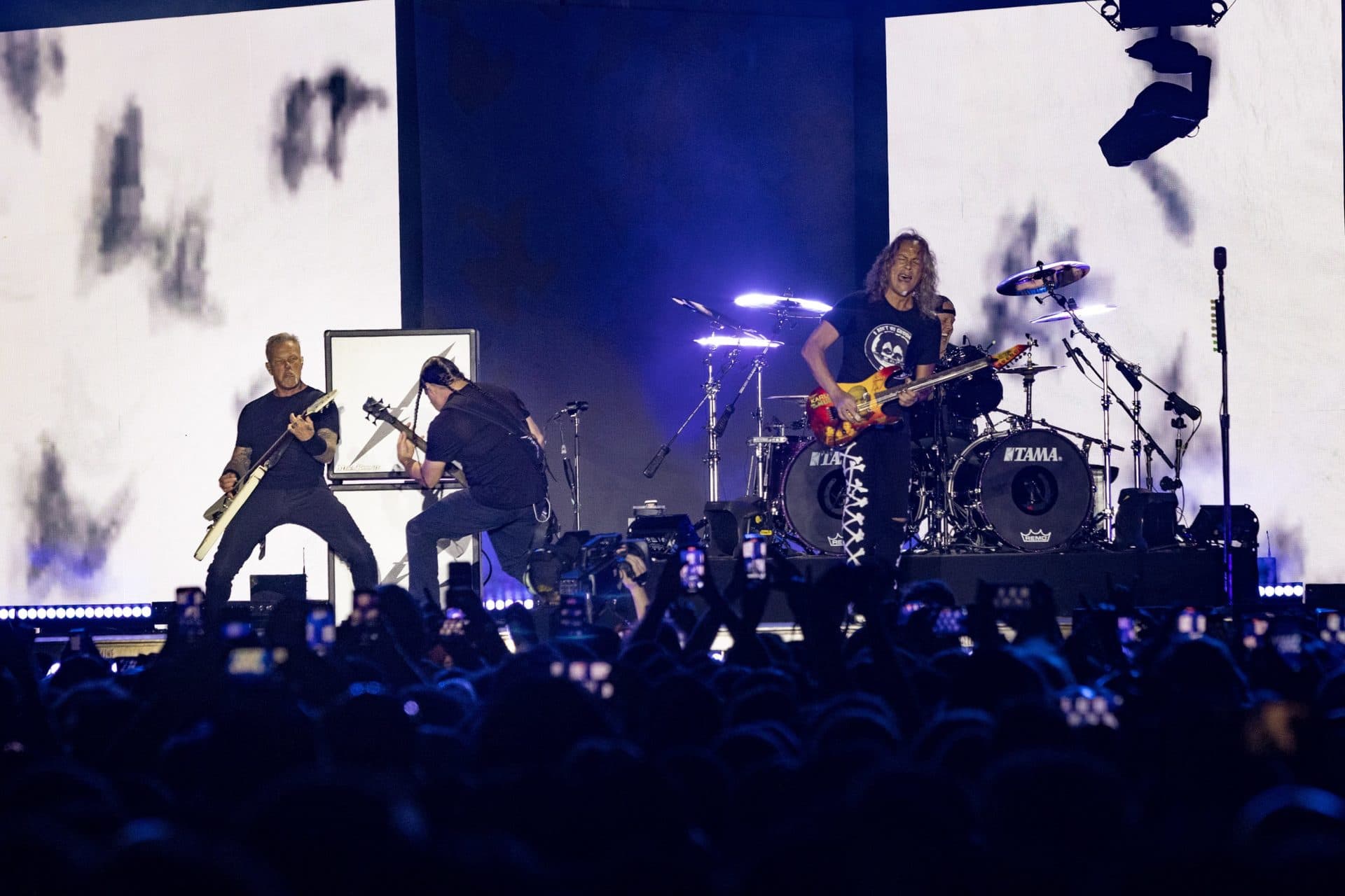 Metallica closes out Boston Calling Music Festival. (Jesse Costa/WBUR)
