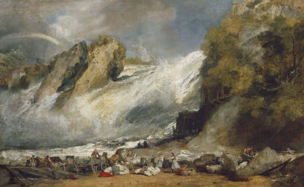 Joseph Mallord William Turner, &quot;Fall of the Rhine at Schaffhausen,&quot; about 1805–1806. (Courtesy Museum of Fine Arts, Boston)