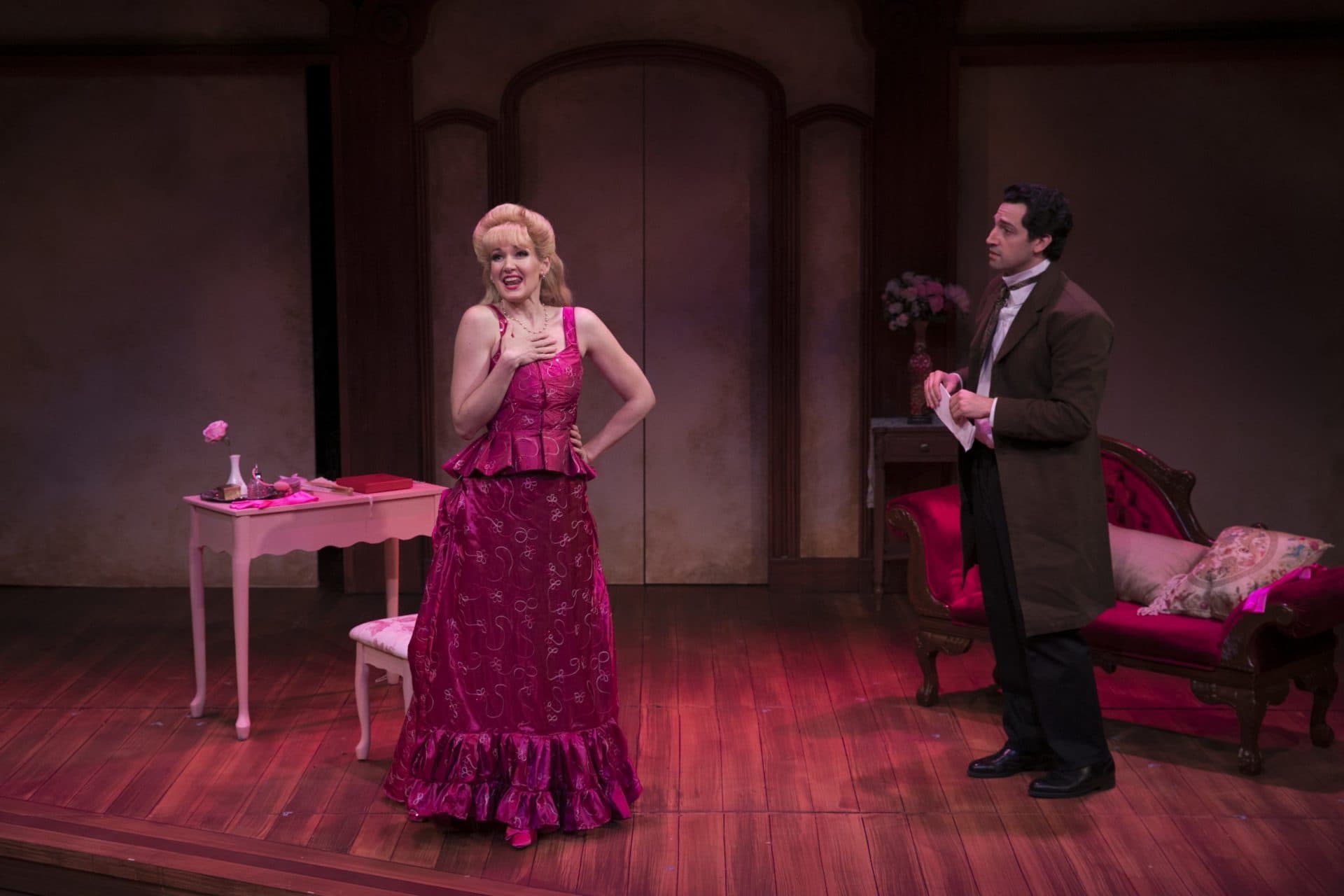 Aimee Doherty and Jared Troilo in &quot;A Gentleman's Guide to Love and Murder.&quot; (Courtesy Mark S. Howard)