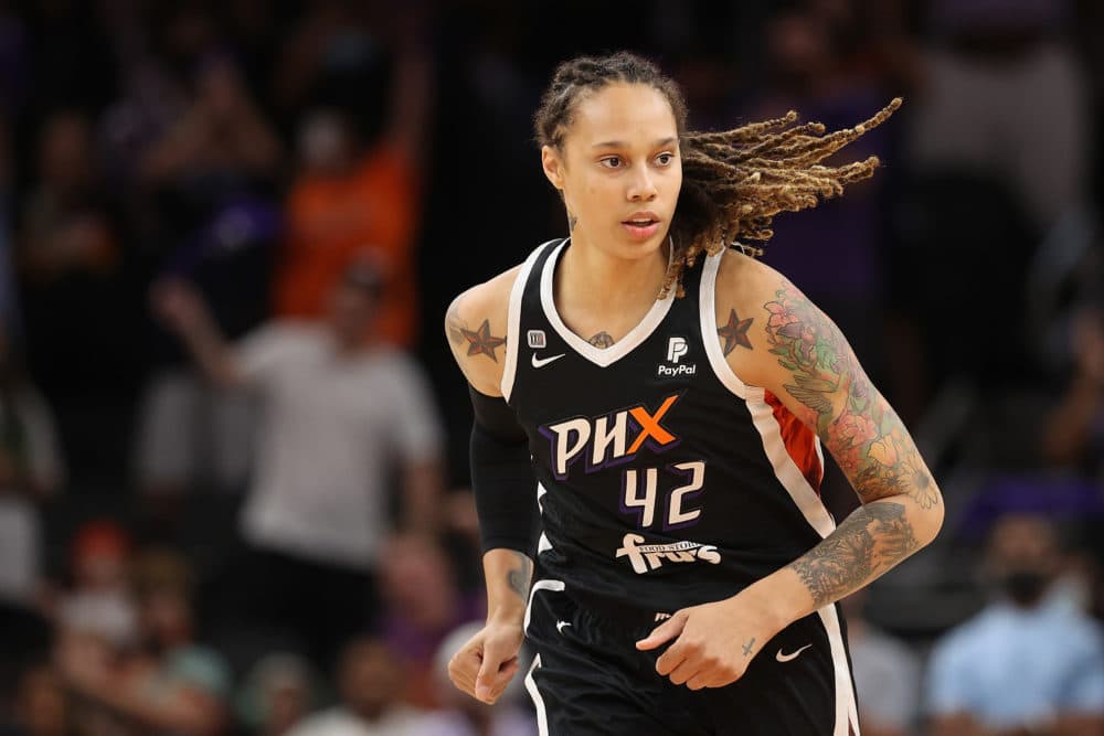 Brittney Griner during a WNBA game. (Christian Petersen/Getty Images)