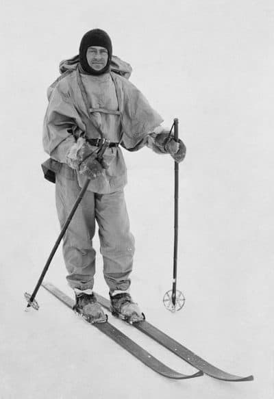 Robert Falcon Scott (1868-1912) the English explorer in January 1912 in the South Pole. (Hulton-Deutsch Collection/CORBIS/Corbis via Getty Images)