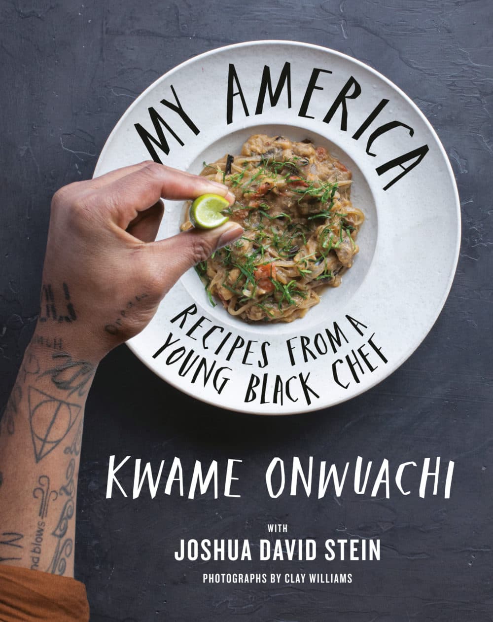The cover of &quot;My America&quot; by Kwame Onwuachi. (Courtesy)