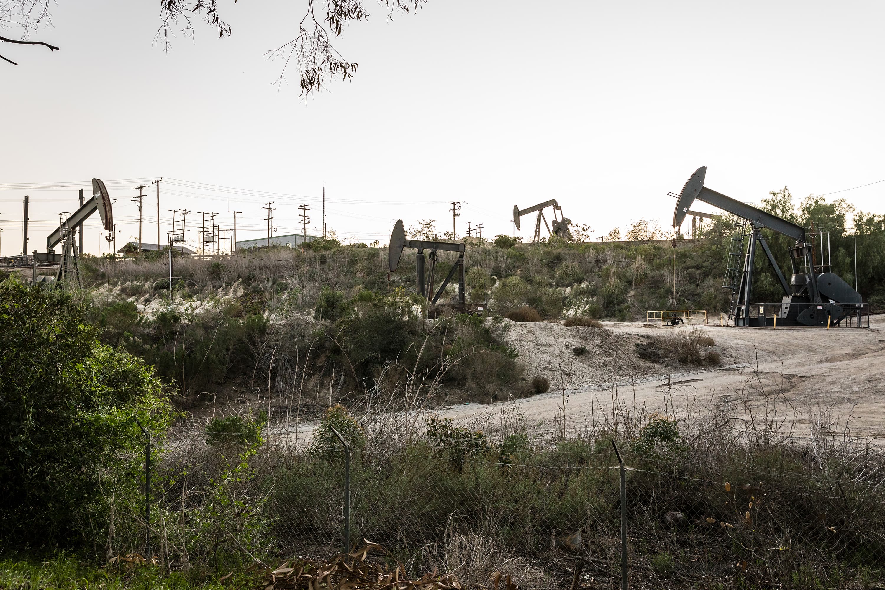 Oil wells in Los Angeles, California (Tamara Leigh Photography for the Goldman Environmental Prize)