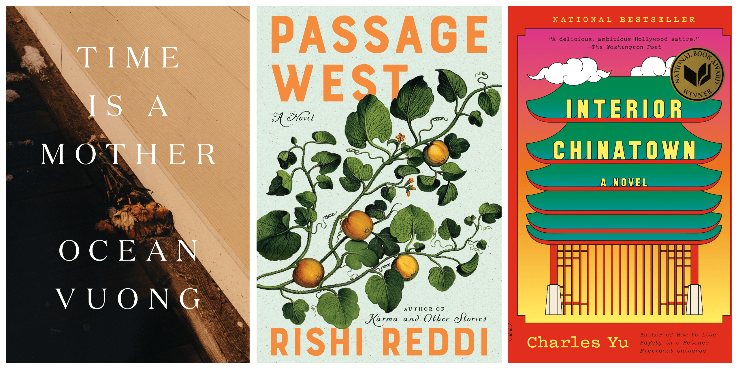 WBUR arts and culture fellow Lauren Williams recommends three books to read celebrating AAPI month. (Courtesy the publishers)