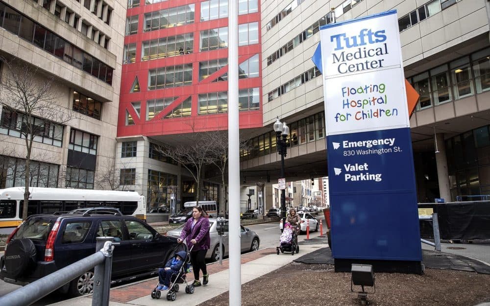 Tufts Medical Center is shutting down inpatient care for children this summer. (Robin Lubbock/WBUR)