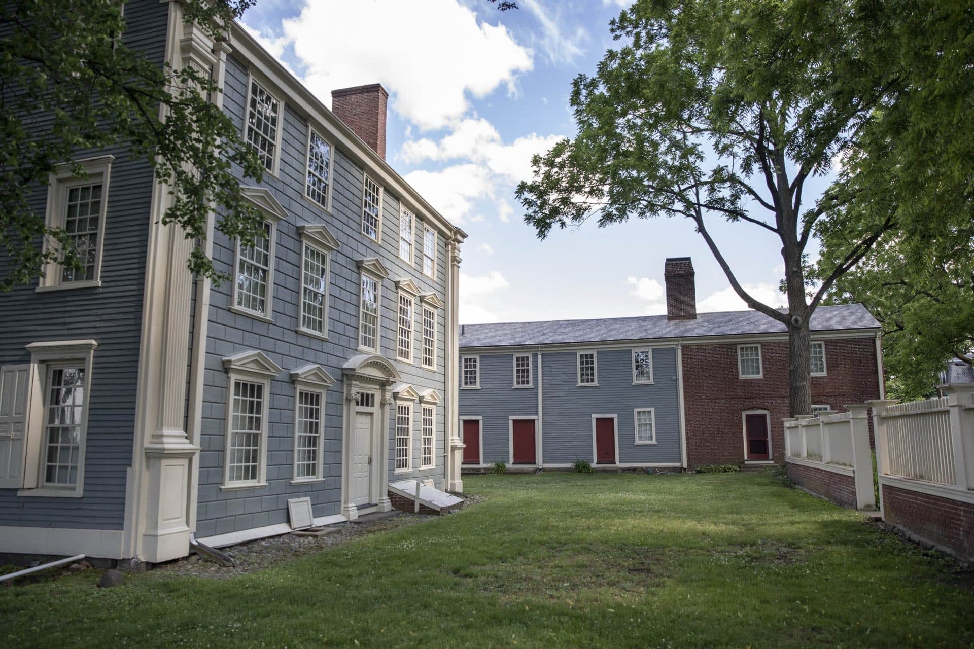 The Royall House and Slave Quarters in Medford. (Robin Lubbock/WBUR)