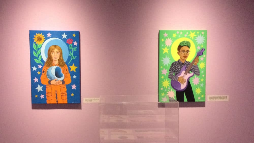 Noah Grigni painted seven portraits of trans children from New England. (Courtesy Boston Children's Museum)
