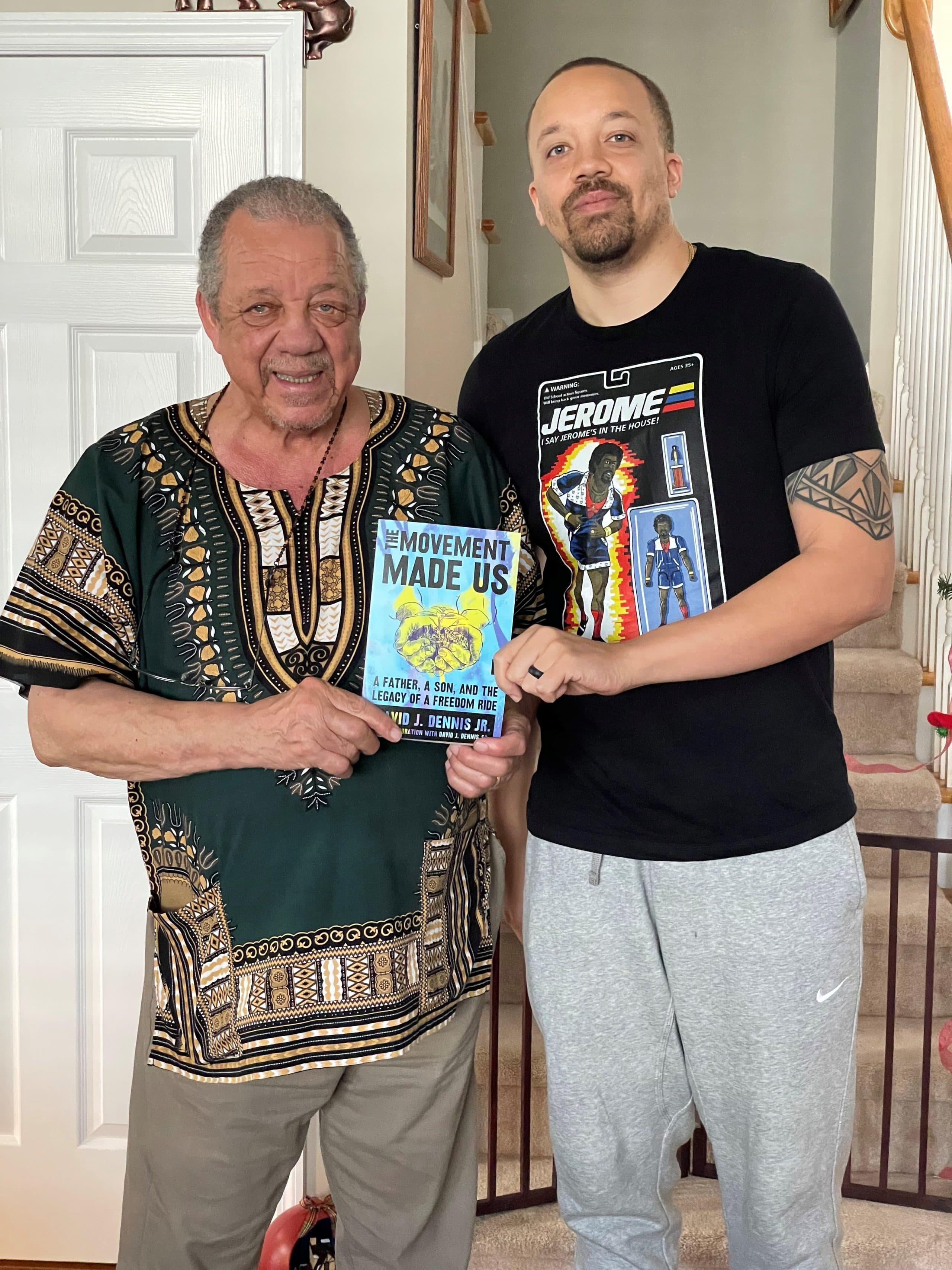 Civil rights activist David Dennis Sr. and his son, journalist David Dennis Jr. (Courtesy)