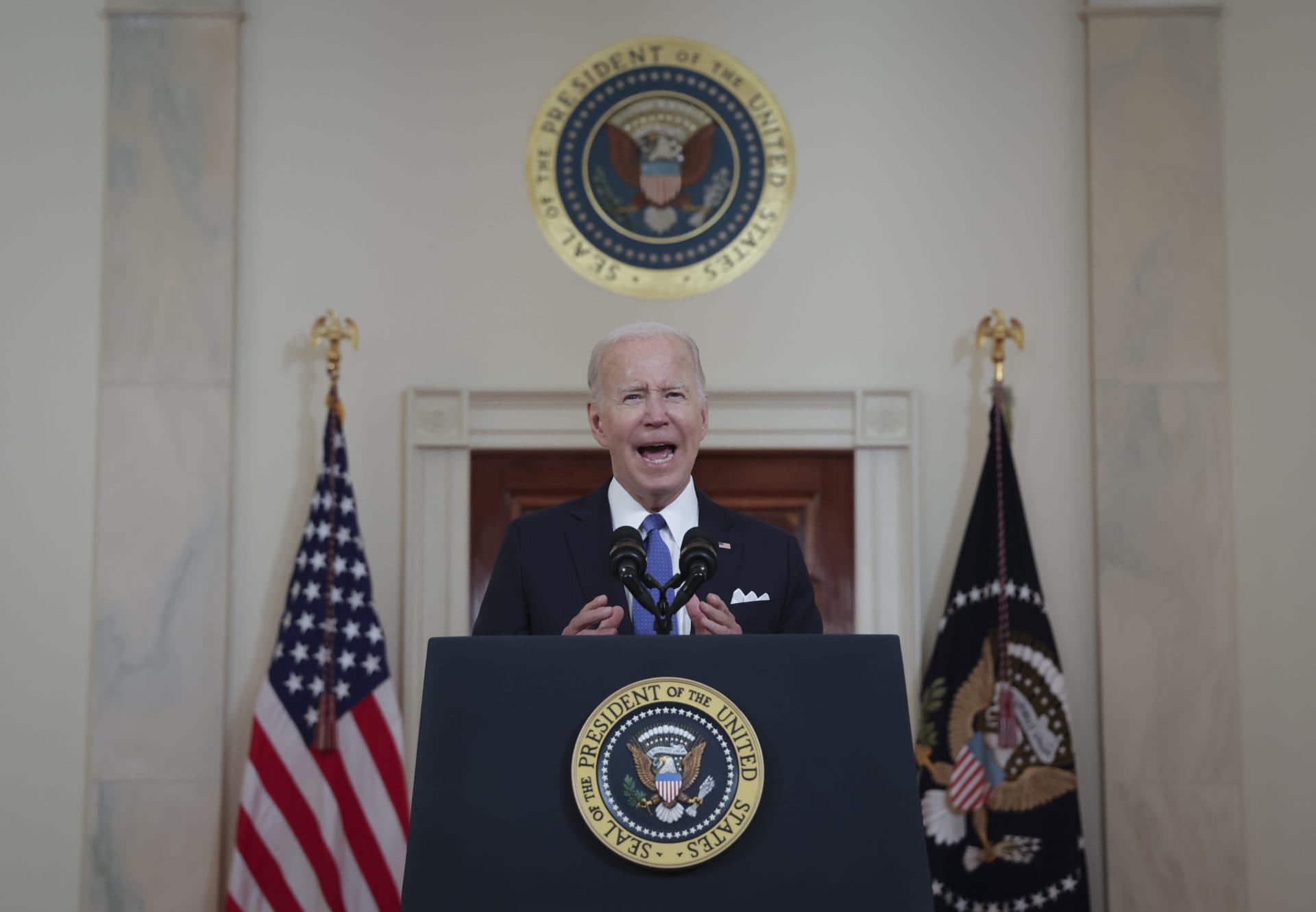 U.S. President Joe Biden addresses the Supreme Court’s decision on Dobbs v. Jackson Women's Health Organization to overturn Roe v. Wade. (Alex Wong/Getty Images)