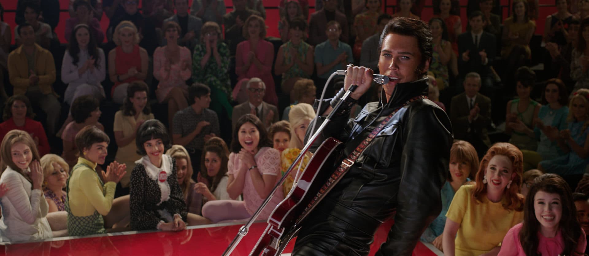 Austin Butler as Elvis in Baz Luhrmann's &quot;Elvis.&quot; (Courtesy Warner Bros. Pictures)