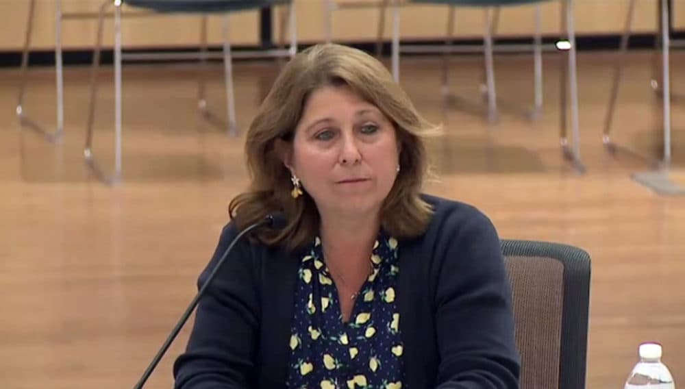 Somerville Superintendent Mary Skipper during an interview with the Boston School Committee on June 23.