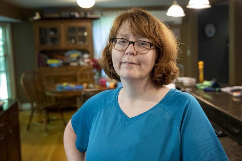 Diane Rhyee, at her home in central Massachusetts. (Robin Lubbock/WBUR)