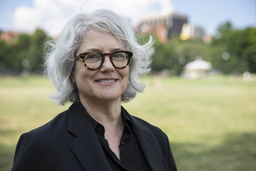 Michele Ross, on Boston Common. (Robin Lubbock/WBUR)