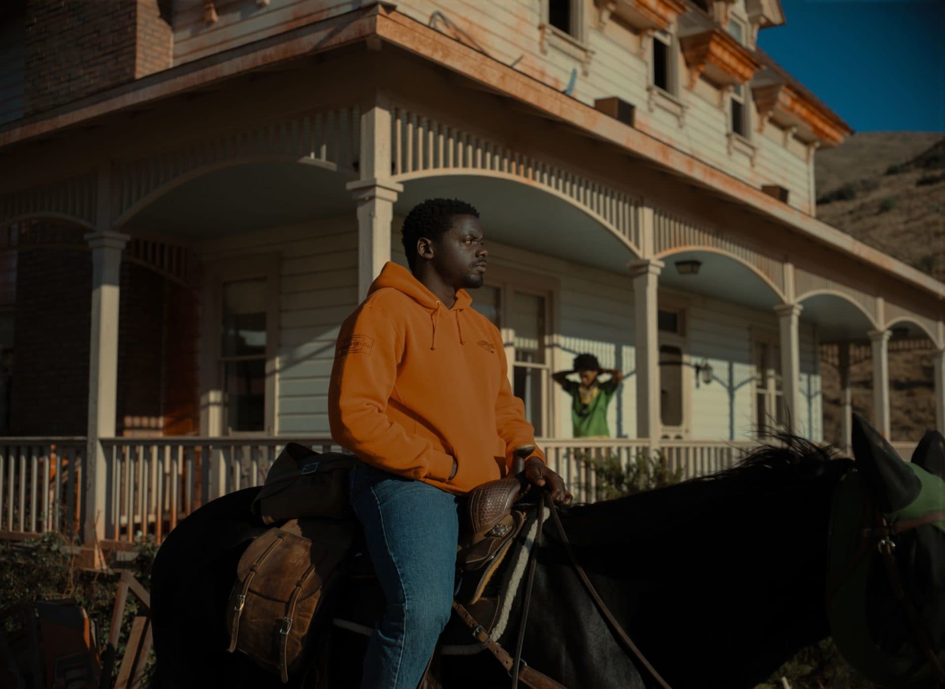 Daniel Kaluuya as OJ Haywood and Keke Palmer as Emerald Haywood in Jordan Peele's film &quot;Nope.&quot; (Courtesy Universal Studios)