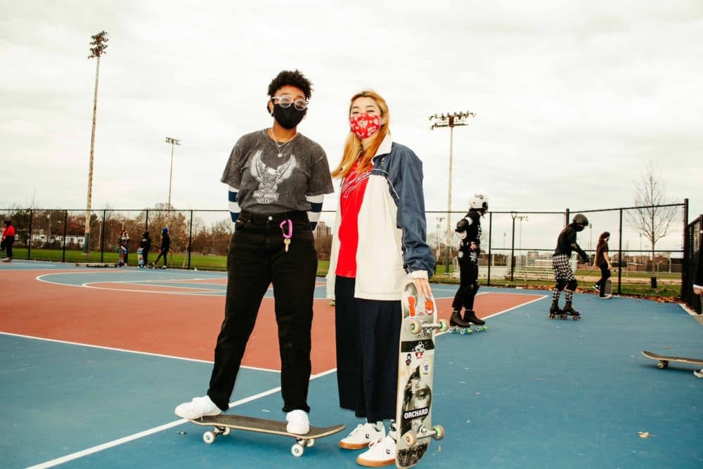 Co-founders Rayven Tate and Claire Lee at a Lonely Bones event. (Courtesy Becca Brichacek/Lonely Bones)