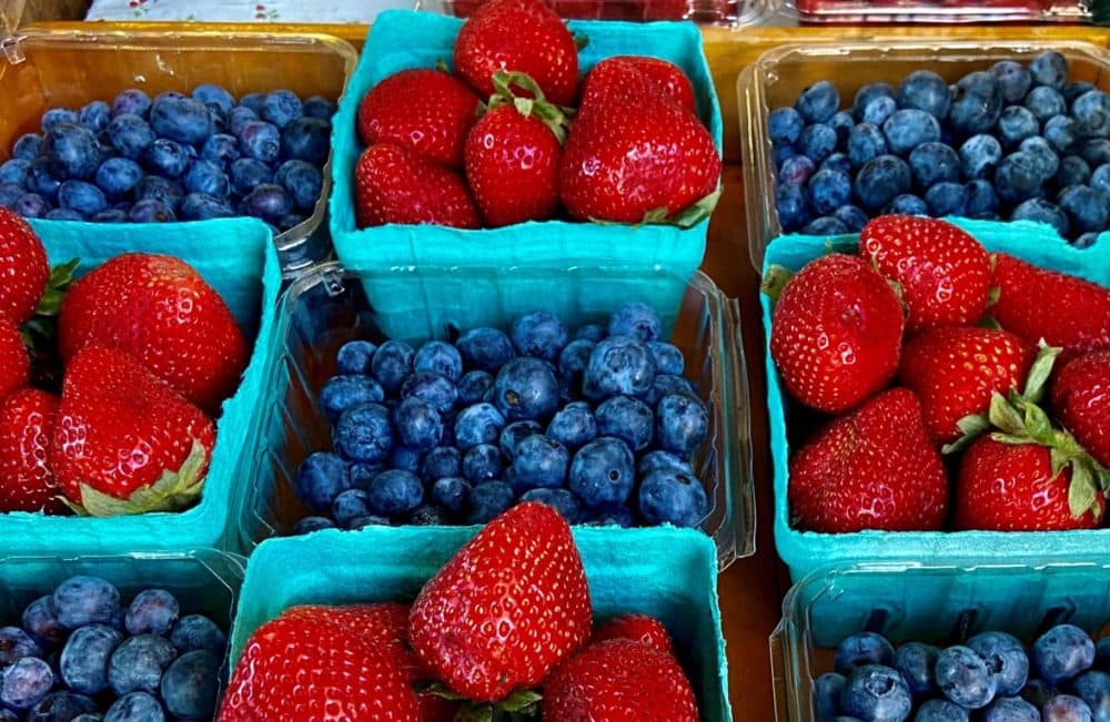 Summer berries. (Kathy Gunst/Here & Now)