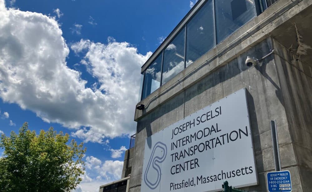 The Berkshire Flyer train from New York will arrive at the transportation center in Pittsfield, Massachusetts. (Nancy Eve Cohen/NEPM)