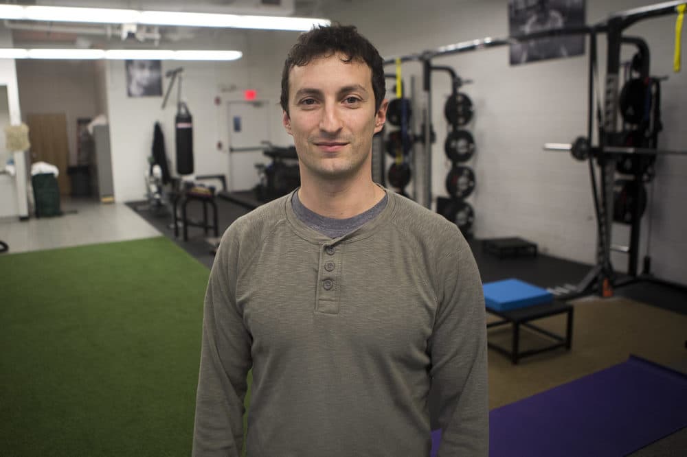 Jon Feinman is the CEO of InnerCity Weightlifting, a nonprofit founded in Boston that scholars hold up as a model for how cross-class relationships help with upward mobility. (Jesse Costa/WBUR)