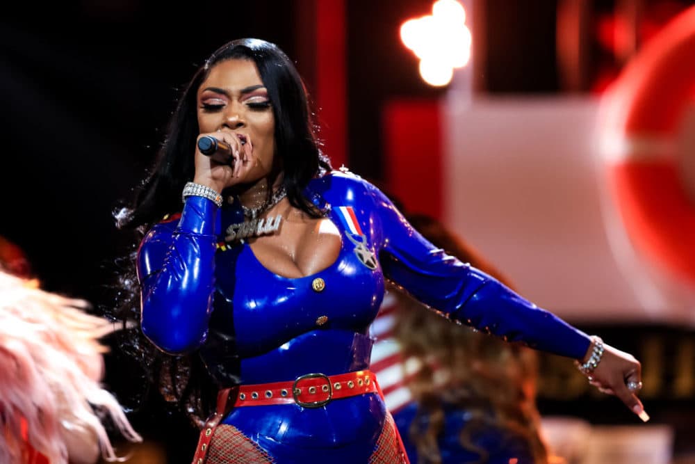 Megan Thee Stallion performs onstage at the BET Hip Hop Awards 2019 at Cobb Energy Center on Oct. 05, 2019, in Atlanta, Georgia. (Carmen Mandato/Getty Images)