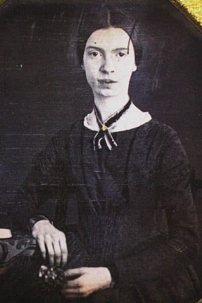 A daguerreotype of Emily Dickinson at age 16 from the Emily Dickinson Museum in Amherst. (Wendy Maeda/The Boston Globe via Getty Images)