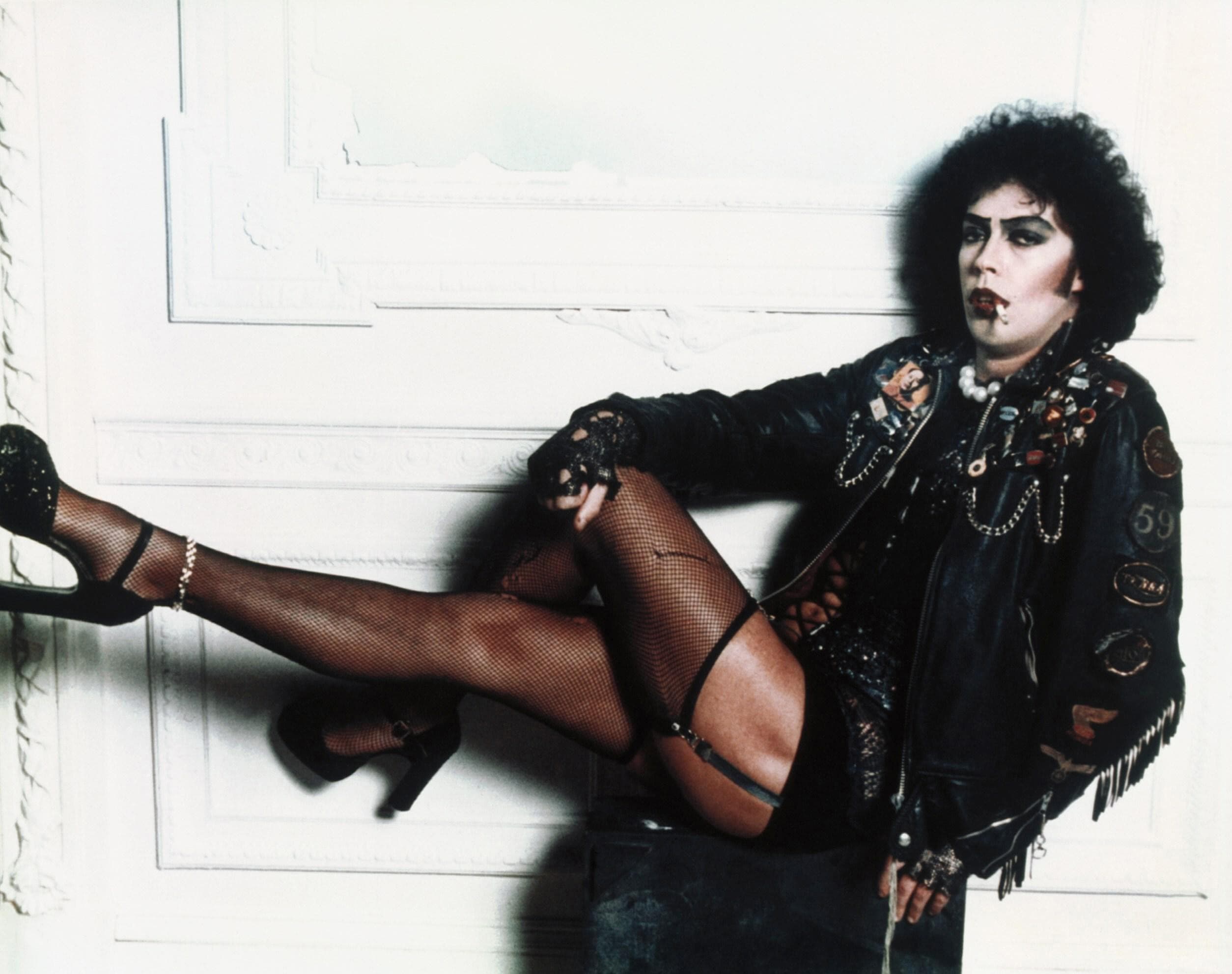 Tim Curry in Jim Sharman's enduring midnight classic, &quot;The Rocky Horror Picture Show.&quot; (Courtesy PHOTOFEST)