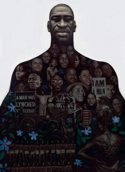 Kadir Nelson's &quot;Say Their Names,&quot; illustration for the June 22, 2020 cover of the New Yorker. (Courtesy Nelson and JKBN Group)