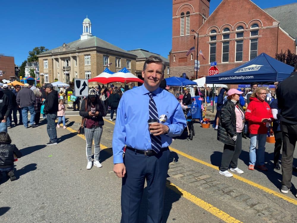 Anthony Amore, Republican candidate for state auditor in 2022. (Anthony Brooks/WBUR)